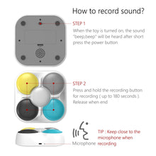 Load image into Gallery viewer, BENTOPAL P23 Recordable Dog Training Buttons Voice Box