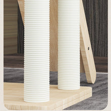 Load image into Gallery viewer, CHONGBEIYA Pinewood All-in-one Cat Tree With Scratching Slide 1.96m
