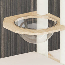 Load image into Gallery viewer, CHONGBEIYA Pinewood All-in-one Cat Tree With Scratching Slide 1.96m