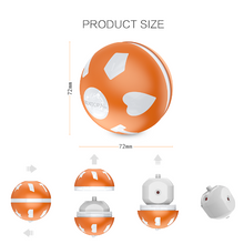 Load image into Gallery viewer, BENTOPAL P04 Colourful LED Smart Ball Self Rolling Pet Toy