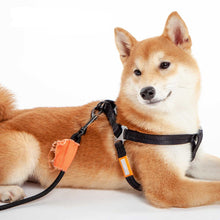 Load image into Gallery viewer, TOUCHDOG Original Round Climbing Rope Dog Leash and Harness (Black)