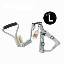 Load image into Gallery viewer, TOUCHDOG Original Round Climbing Rope Dog Leash and Harness (Grey)