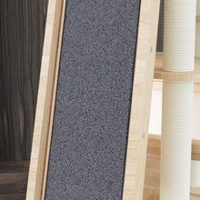 Load image into Gallery viewer, CHONGBEIYA Pinewood All-in-one Cat Tree With Scratching Slide 1.96m