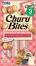 Load image into Gallery viewer, CIAO Churu Bites Cat Treats Tuna With Salmon