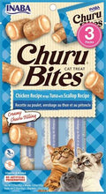 Load image into Gallery viewer, CIAO Churu Bites Cat Treats Tuna With Scallop