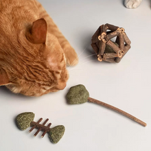 Load image into Gallery viewer, WOHOO MARKET Cat Silver Vine Toy