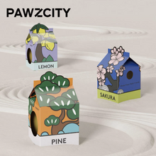 Load image into Gallery viewer, PAWZCITY Tetra-Pak Cat Scratcher House