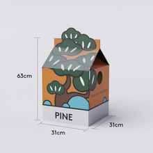 Load image into Gallery viewer, PAWZCITY Tetra-Pak Cat Scratcher House