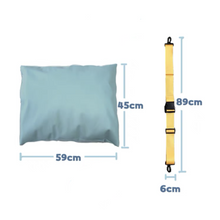 將圖片載入圖庫檢視器 KASHIMA Kawana Leather Car Seat Pet Bed With Suede Cushion