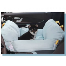 將圖片載入圖庫檢視器 KASHIMA Kawana Leather Car Seat Pet Bed With Suede Cushion