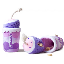 Load image into Gallery viewer, POOZPET Taro Bubbles Milk Tea Snuffle Pet Toys