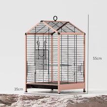 Load image into Gallery viewer, POPOCOLA Aluminum Modern Bird Cage Pink