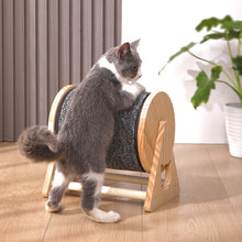 Load image into Gallery viewer, CHONGBEIYA Wooden Wheel Cat Scratcher