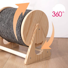 Load image into Gallery viewer, CHONGBEIYA Wooden Wheel Cat Scratcher