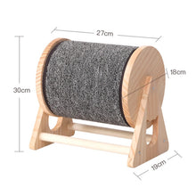 Load image into Gallery viewer, CHONGBEIYA Wooden Wheel Cat Scratcher