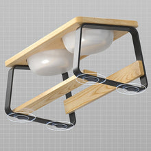 Load image into Gallery viewer, POPOCOLA Pine Wood Wooden Pet Bowl