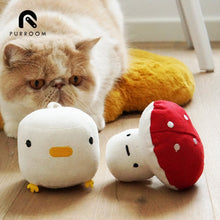 將圖片載入圖庫檢視器 PURROOM Catnip Chick And Mushroom Type Cat Toys