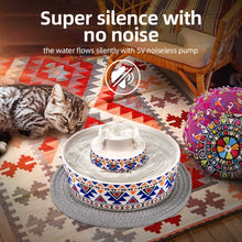 Load image into Gallery viewer, PETWANT Bohemian Style Cramic Water Fountain