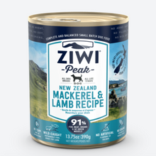 Load image into Gallery viewer, ZIWI PEAK Wet Mackerel & Lamb Recipe Dog Food 390g