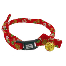 Load image into Gallery viewer, PETIO Japanese Pattern Cat Collar With Floral Bell