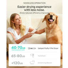 Load image into Gallery viewer, UAH PET Fluffy-1 Intelligent Temperature Control Pet Hair Dryer