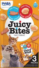 將圖片載入圖庫檢視器 INABA CIAO Juicy Bites Cat Treats Fish & Clam