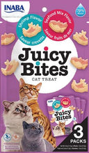將圖片載入圖庫檢視器 INABA CIAO Juicy Bites Cat Treats Shrimp & Seafood Mix