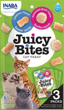 Load image into Gallery viewer, INABA CIAO Juicy Bites Cat Treats Homestyle Broth & Calamari