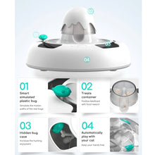 Load image into Gallery viewer, UAH PET Yummy Bug Interactive Treat Dispensing Cat Toy