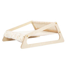 將圖片載入圖庫檢視器 PURROOM Wood Hammock Pet Bed