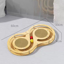 Load image into Gallery viewer, POPOCOLA Wooden Infinity Cat Scratcher