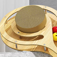 Load image into Gallery viewer, POPOCOLA Wooden Infinity Cat Scratcher
