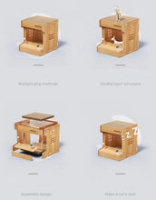 Load image into Gallery viewer, POPOCOLA Wooden Gaming Pet Scratcher With Catnip Ball