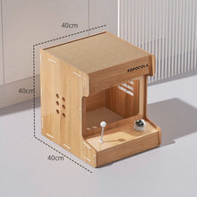 Load image into Gallery viewer, POPOCOLA Wooden Gaming Pet Scratcher With Catnip Ball