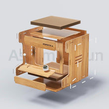 Load image into Gallery viewer, POPOCOLA Wooden Gaming Pet Scratcher With Catnip Ball