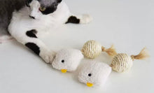 將圖片載入圖庫檢視器 PURROOM Chick Sisal Rope Ball Pet Toy