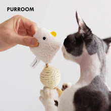 將圖片載入圖庫檢視器 PURROOM Chick Sisal Rope Ball Pet Toy