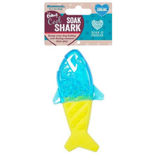 Load image into Gallery viewer, ROSEWOOD Chillax Cool Soak Shark Dog Toy
