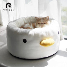 將圖片載入圖庫檢視器 PURROOM Deep Sleep Chick Pet Bed