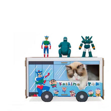 將圖片載入圖庫檢視器 KASHIMA x Crayon Shin-chan Favourite Cartoon School Bus Cat Scratcher