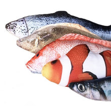 Load image into Gallery viewer, WOHOO MARKET Fish Cat Toy With Catnips