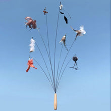 Load image into Gallery viewer, WOHOO MARKET Feather Cat Teaser Wand