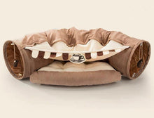 Load image into Gallery viewer, FLUFFURRY Cat Tunnel With Bed