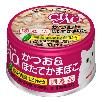 CIAO Bonito & Scallop Kamaboko 24 Cans