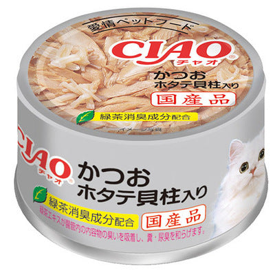 CIAO Bonito with Scallop Flavour 24 Cans