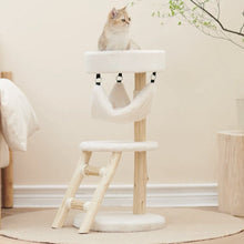 將圖片載入圖庫檢視器 PETSBELLE Solid Wood Cat Tree 0.8m
