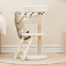 將圖片載入圖庫檢視器 PETSBELLE Solid Wood Cat Tree 0.8m
