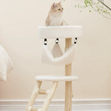 將圖片載入圖庫檢視器 PETSBELLE Solid Wood Cat Tree 0.8m
