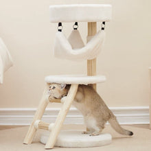 將圖片載入圖庫檢視器 PETSBELLE Solid Wood Cat Tree 0.8m
