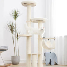 將圖片載入圖庫檢視器 PETSBELLE Solid Wood Cat Tree 1.6m
